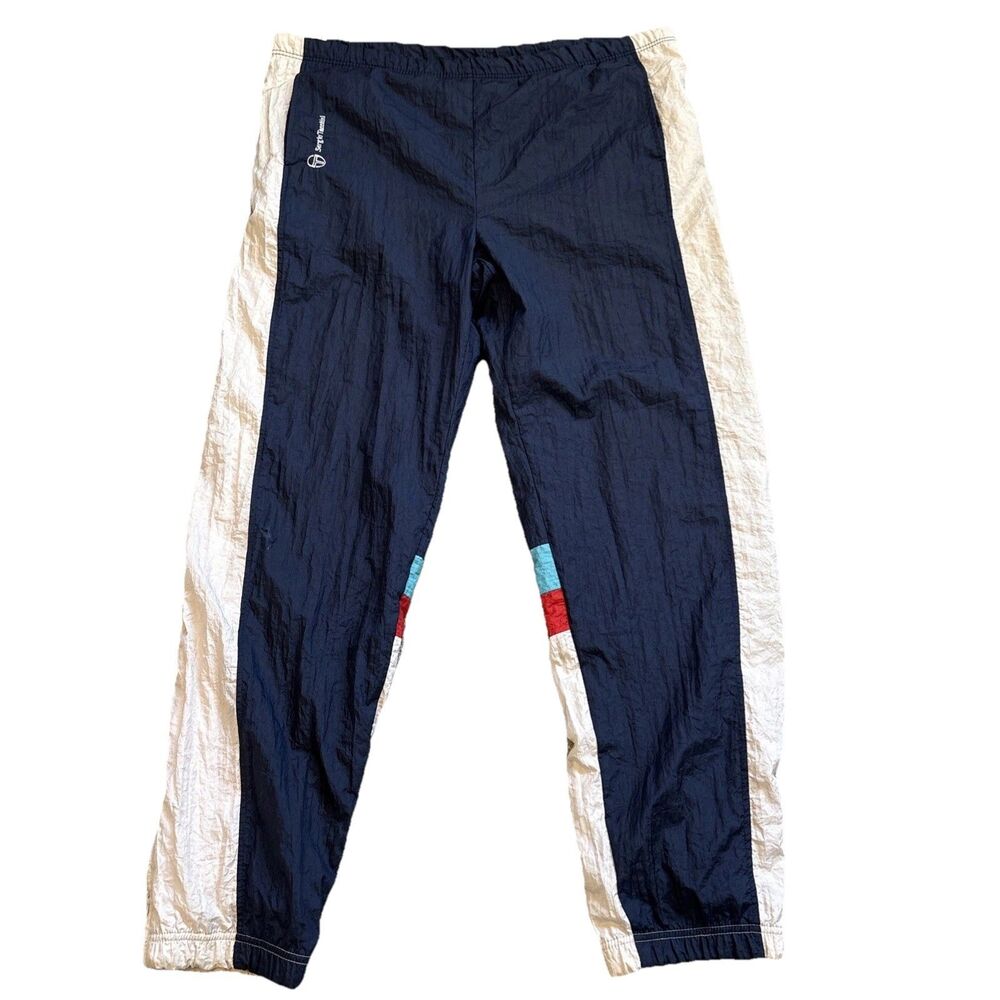 Sergio Tacchini VTG Men’s 90’s Blue White Track Pants Rare Retro USA Olympics 34